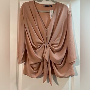New and Company chiffon blouse.  NWT.  Size XL.